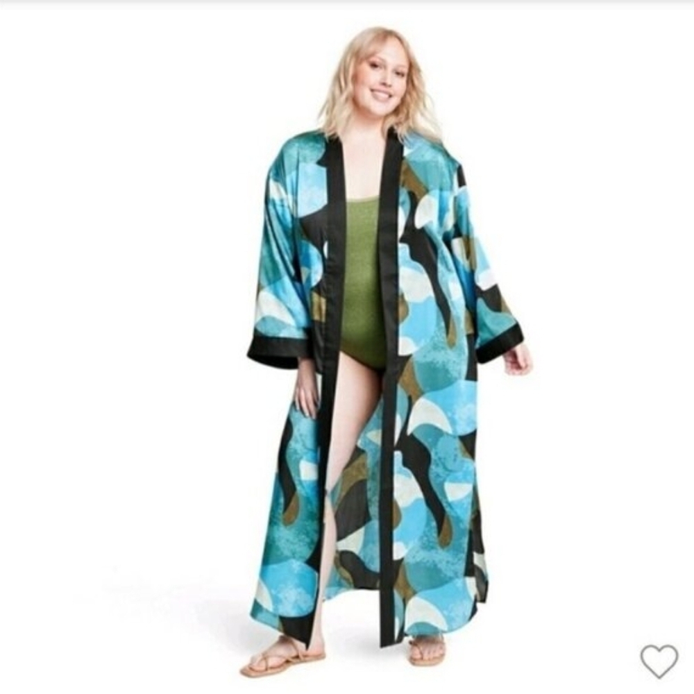 Fe NOEL X Target. Colorful Abstract Kimono Robe XL. Limited EDITION